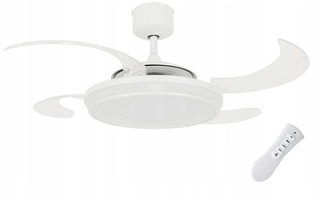 Ventilátor - Fanaway EVO 1 LED biela 40W 2200 LM, stmievače
