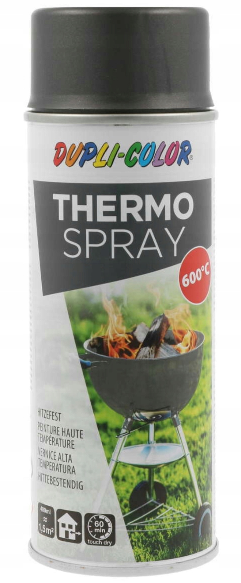 VYSOKOTEPLOTNÁ TEPLOTNÁ FARBA, SIVÁ, 600°C