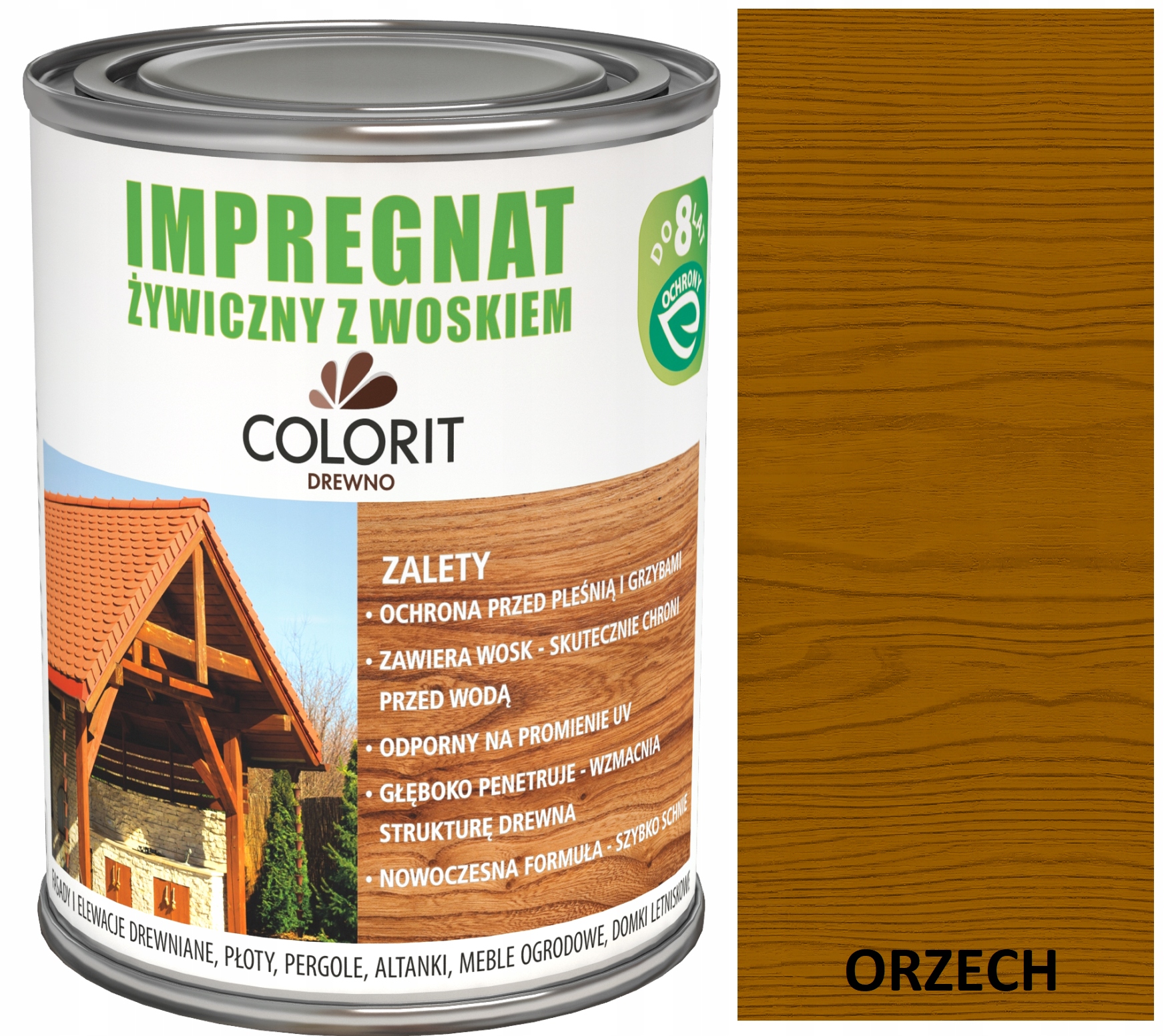 COLORIT Živicová impregnácia s voskom ORECH 5L