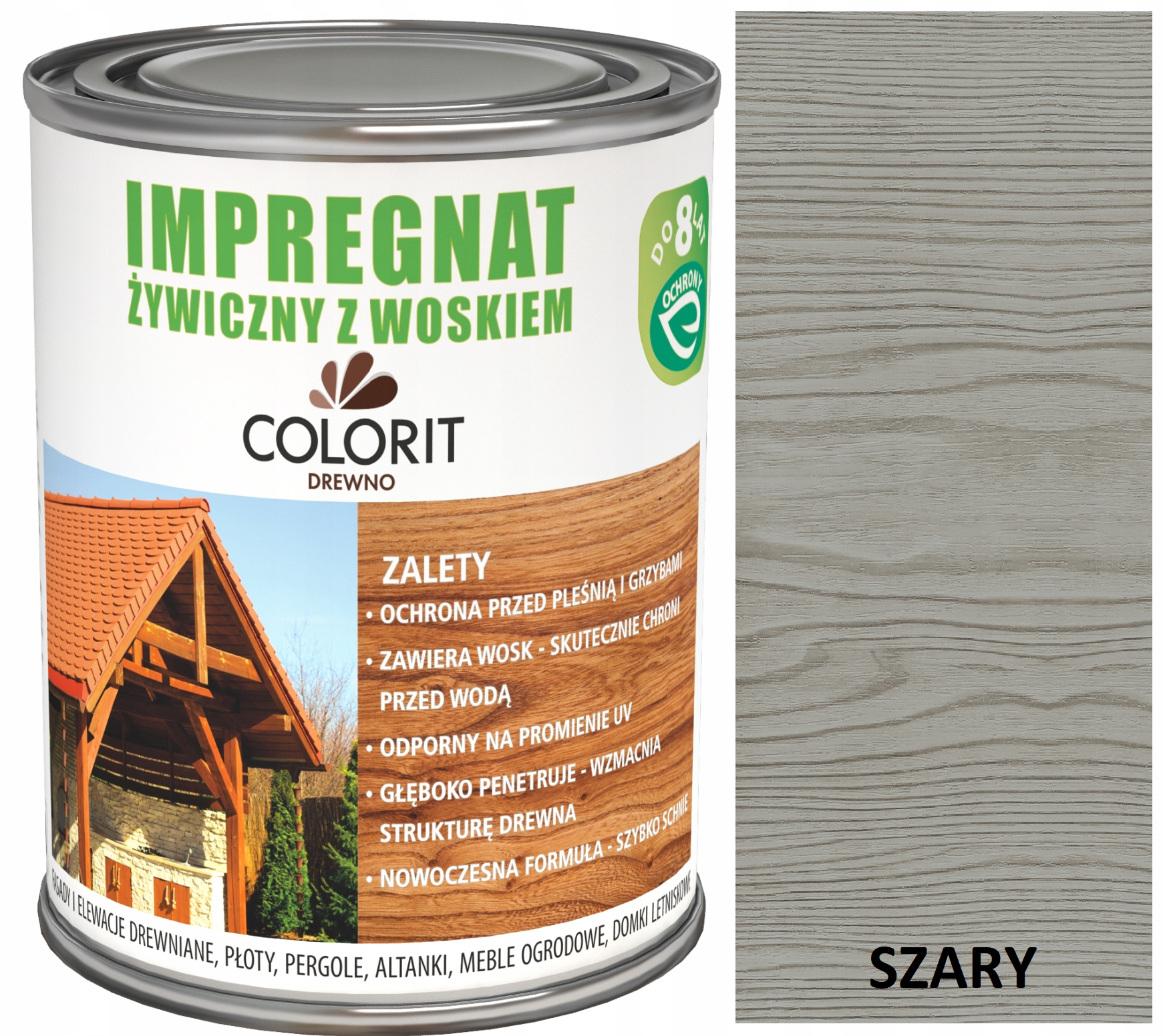 COLORIT ŽIVICE IMPREGNÁT VOSKOM 5L SIVÁ
