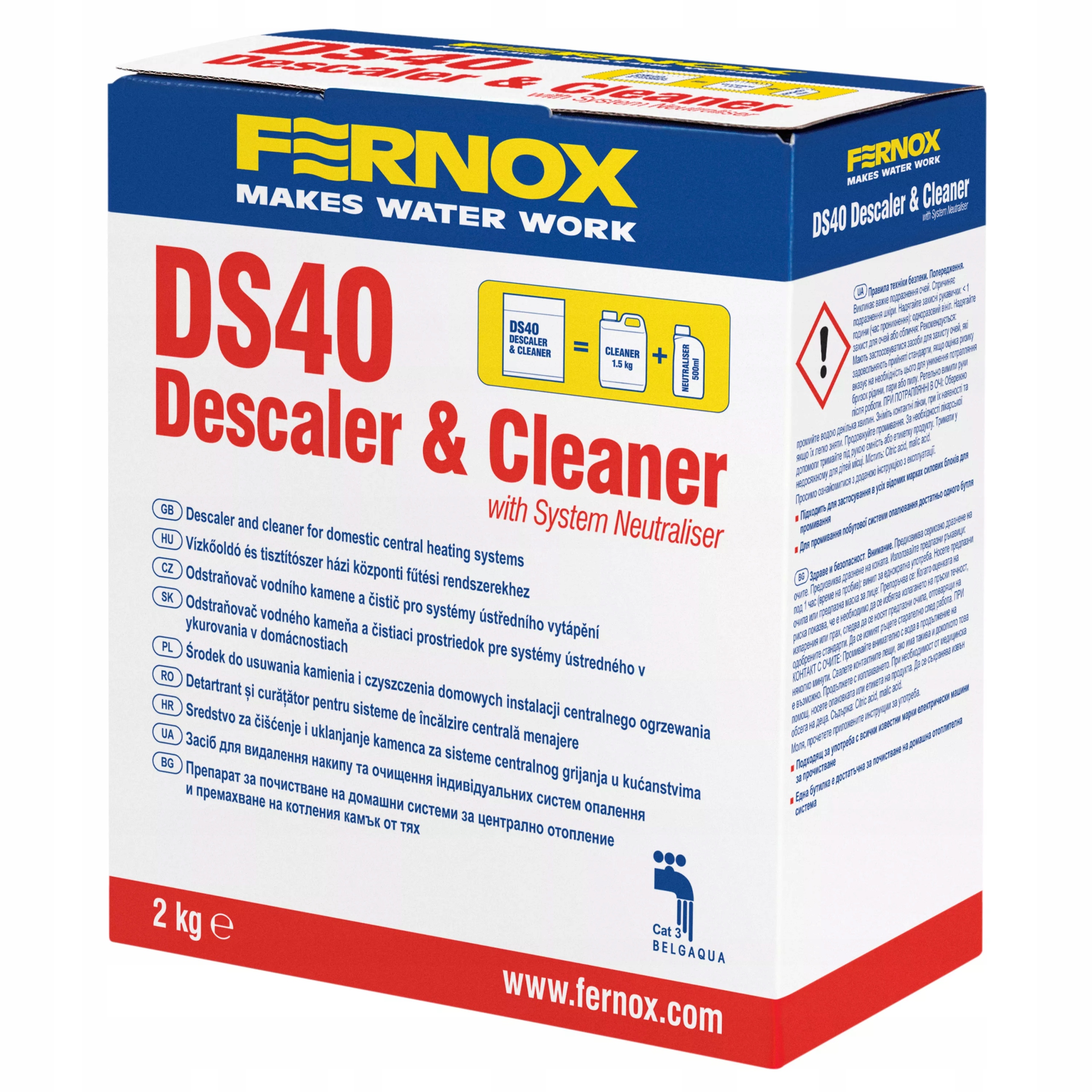 FERNOX DS 40 čistiaci prostriedok 624756 prášok čo