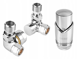 Hlavica, ventíl - Ferro Termostatické kit Axial chróm