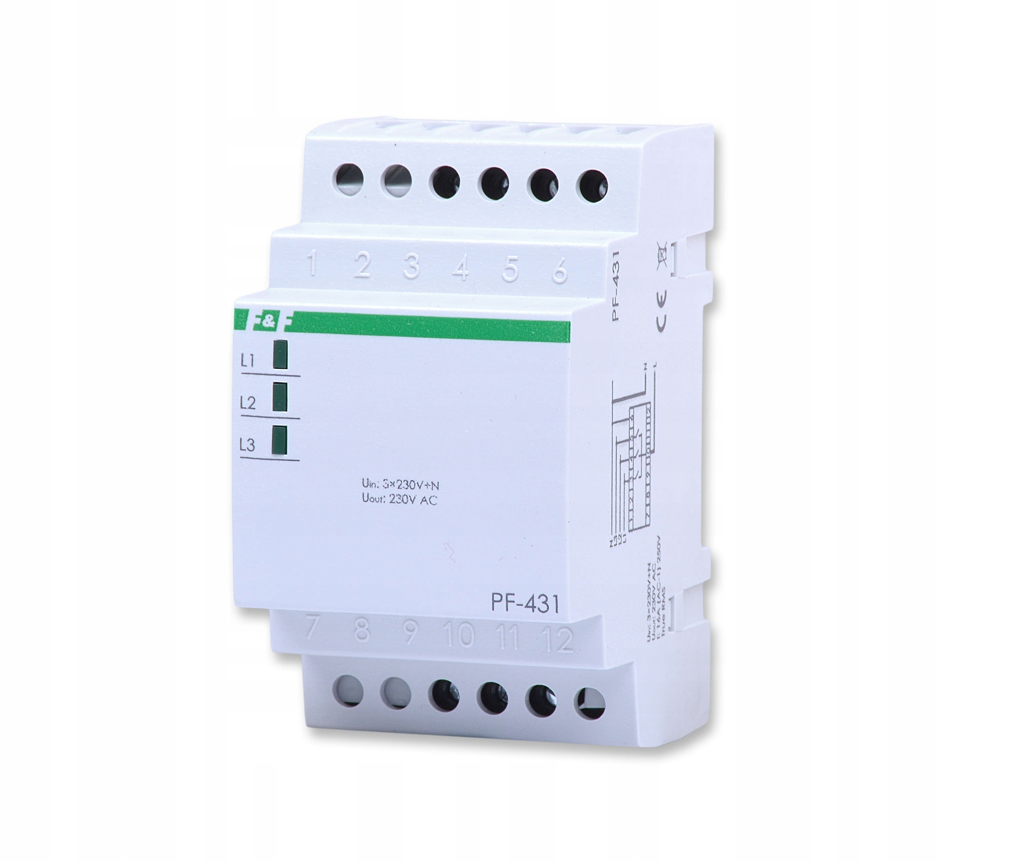 F&F spínač 230 V IP20 16 A