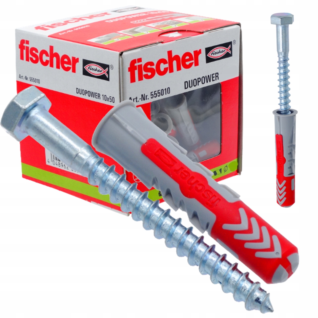 Betónové hmoždinky Fischer 10 x 80 mm 25 ks.