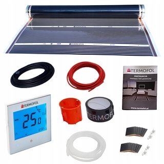 Podlahové kúrenie - Fólie infračervené vykurovacia rohož 80 W set - 12m²