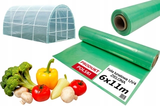 Fóliovník -  TUNELOVÁ FÓLIA pre zelený tunel ZÁHRADA UV4 6x11m