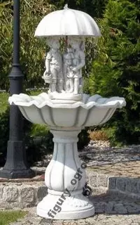 Fontána do záhrady - BETÓNOVÁ DETSKÁ ZÁHRADA FONTÁNA POD DÁŽDNIKOM M5