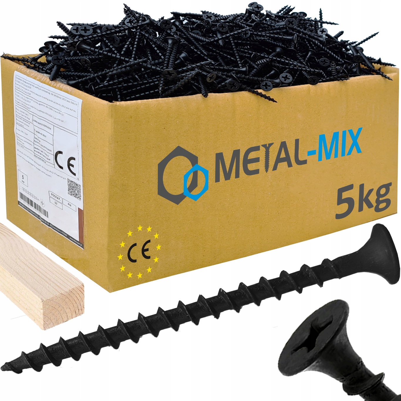 Skrutky do dreva Metal-Mix 3,5 x 45 mm 2405 ks.