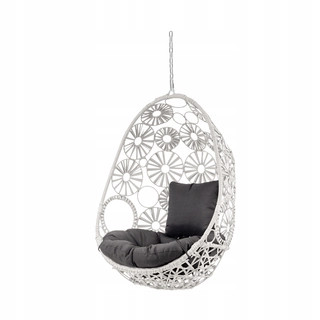 Hojdačka záhradná - Závesné kreslo Rattan Boho vankúš Cocoon Hammock XXL