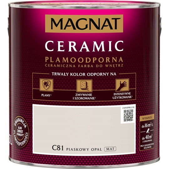 Magnat keramická farba na steny 2,5 l Sand Opal C81