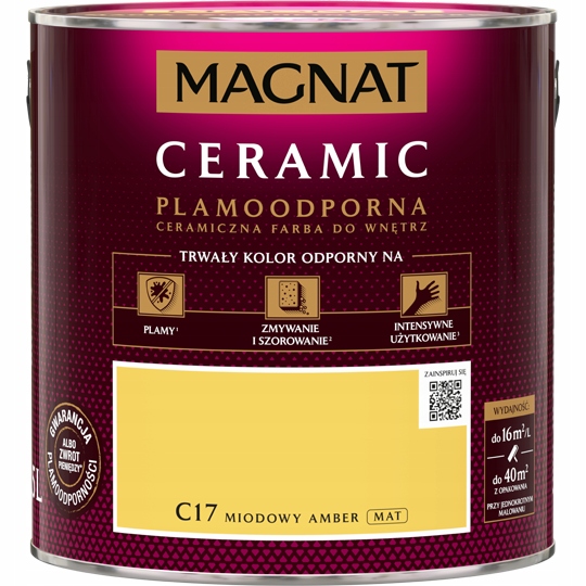 Magnat keramická farba na steny 2,5 l C17 Honey Amber mat