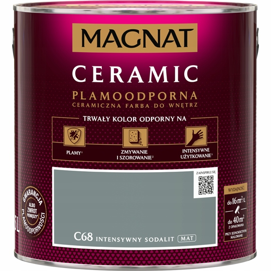 Magnat keramická farba na steny 2,5 l Intensive Sodalite C68 mat