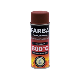 Tepelne odolný spreji 400ml Hansa červená 800 ° C