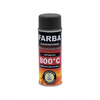 Tmavo Spray Hansa tmavo hnedá 800 ° C