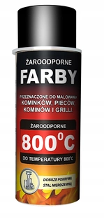 Tepelne odolné farby v spreji (400 ml) Tmavo antracitová