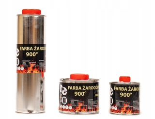 Žiaruvzdorný náter 0,5 l ohnisko 800C tlmiče