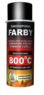 Tepelne odolný náter Hansa čierna antracit 400 ml