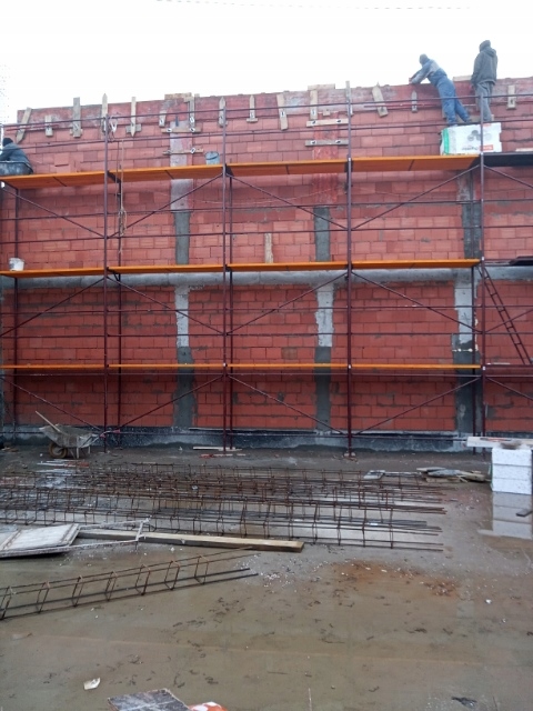 Fasádne lešenie 192 m2