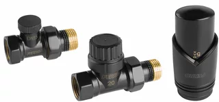 Hlavica, ventíl - Ferro Termostatické Kit Simple Black ZTM30BL