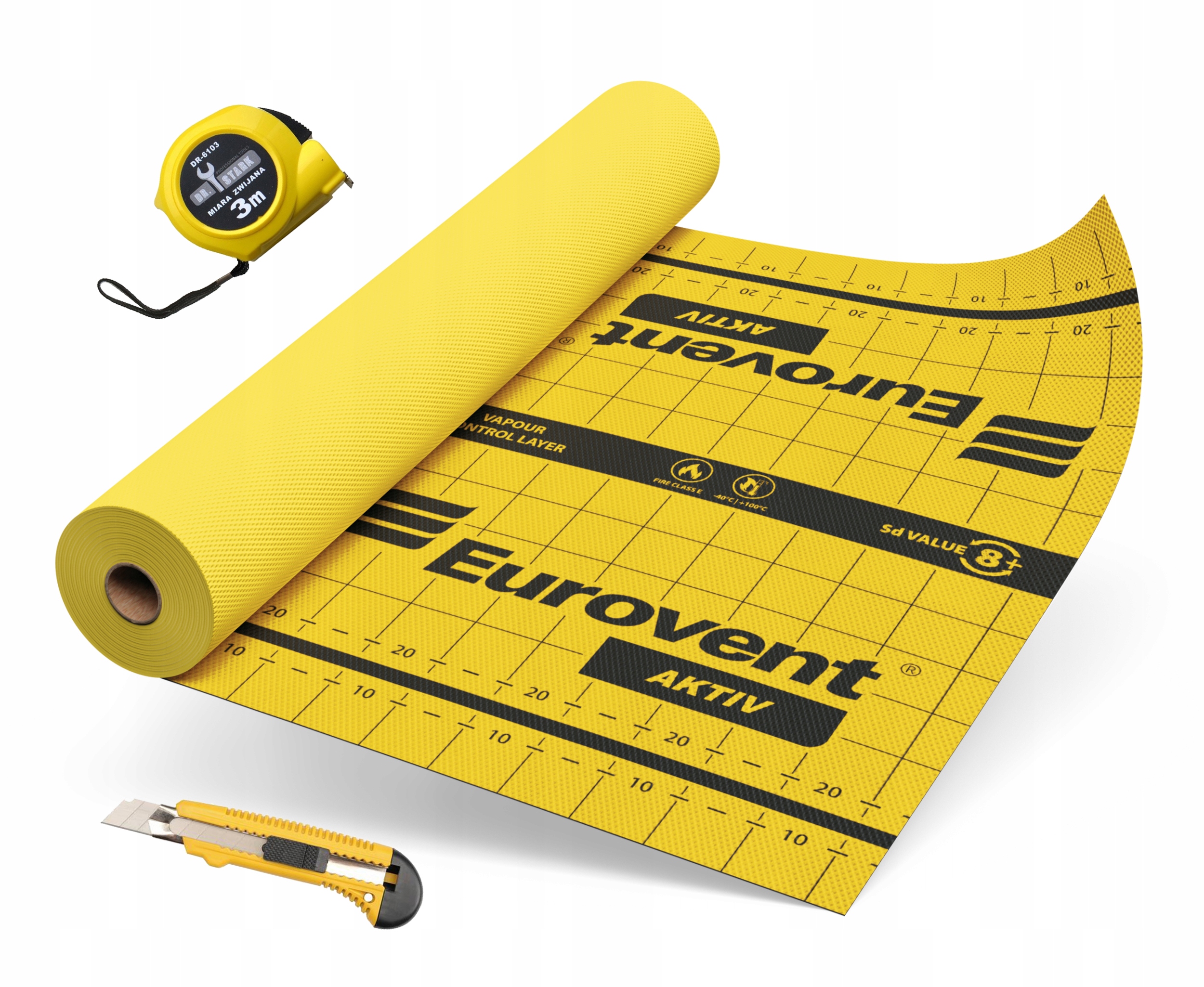 Parotesná fólia Eurovent 50 x 1,5 x 0,5 mm 90 g/m²