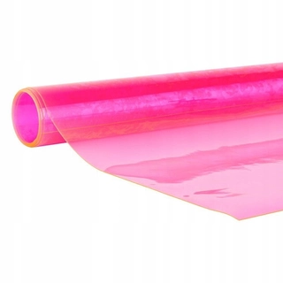 Krycia plachta - Fluorescenčná ružová PVC fólia 0,8mm 140cm 1mb