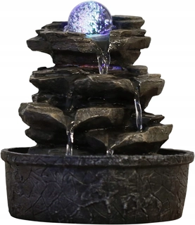 Fontána do záhrady - FOUNTAIN ZEN 'SIGHTU 20 x 20 x 23 cm Polyresín