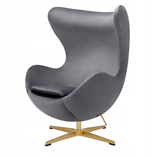 Hojdačka záhradná - Rukáv Egg Classic Velvet Gold Dark Grey - Vemor
