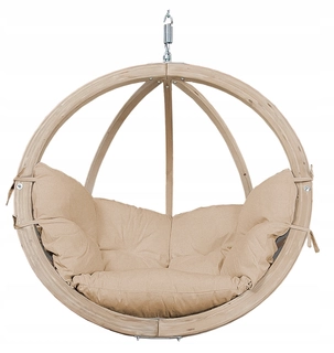 Záhradná hojdačka - Závesná stolička Garden Swing Basket Zosia Cappucc