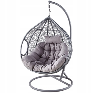 Hojdačka záhradná - Hojdacie kreslo Cocoon veľkosť xxxl, technorate šedé