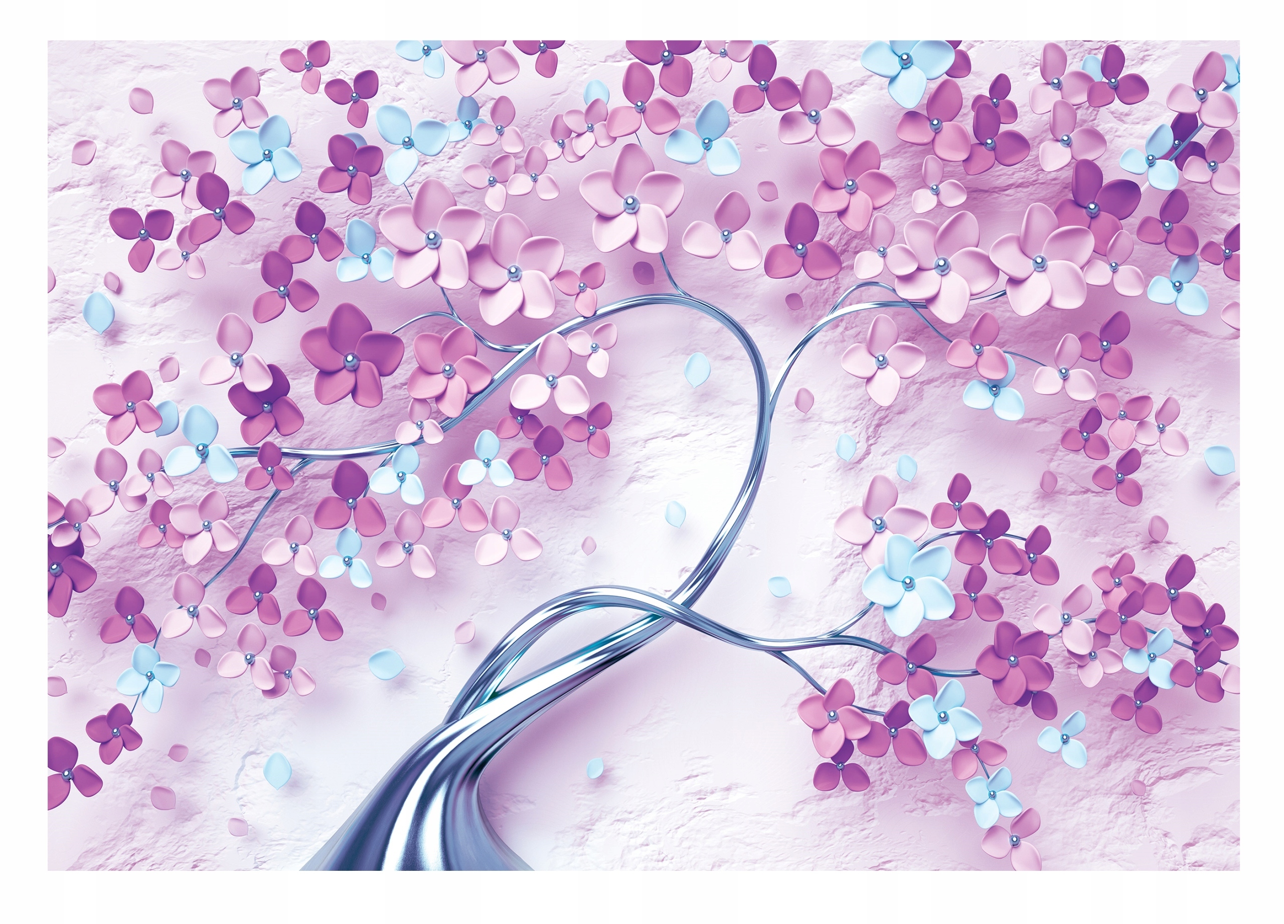 Fototapeta 3D FLOWERS STROM do spálne 312x219