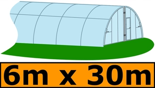 Fóliovník - Fóliový tunel 150 m² 3000 x 600 cm