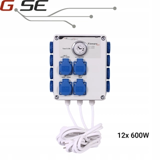 Regulátor otáčok - G.SE TIMER BOX II 12x600W časové relé