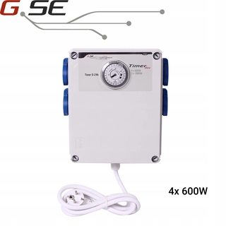 Regulátor otáčok - G.SE TIMER BOX II 4x600W Time Relay