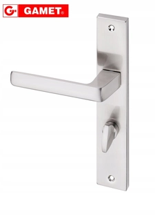 Kľučky na dvere - Gamet cascada rukoväť niklu Brushed 72 WC P