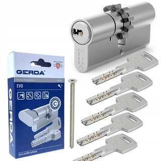 Zámok na dvere -  Gerda Evo 30/45 s 5 kľúcmi kľúče