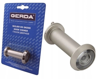 Gerda Dvere hľadáčik pre dvere 50-85 mm satén Fi16