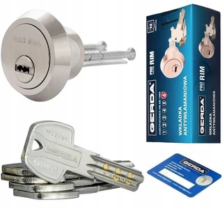 Zámok na dvere -  Gerda Lock Vložte Zn100 Zn200 Titan Zx1000
