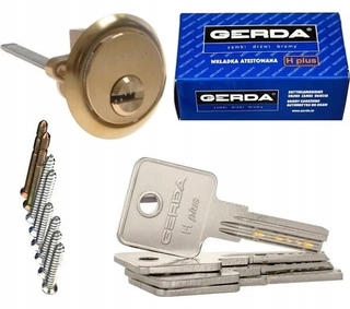 Zámok na dvere -  Gerda Round Vložka pre horné top zámky