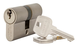 Zámok na dvere -  Gerda insert WKE1 35/35 Nickel Satin Blister