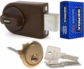 Zámok na dvere -  Gerda Dverne Lock Zn200 Dvere Locks 4-Klick