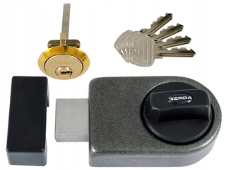 Zámok na dvere -  Gerda Door Outer Lock Zn-100 3 Kľúče