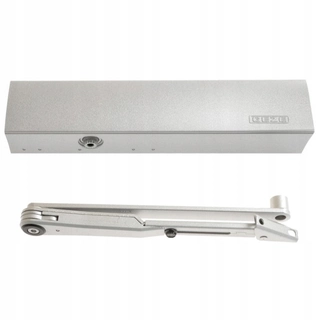 Zatvárač dverí - Geze Self -Clipper rameno s uzamknutým strieborným TS 4000