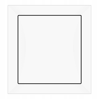 Centrálny vysávač -  VACUFLO SMART biela sacia zásuvka 80x84mm
