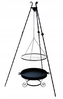 Záhradné ohnisko - Záhradný krb 55 cm, dĺžka 154 cm
