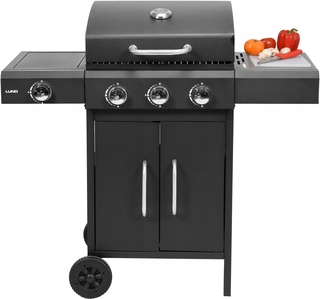 Plynový gril - ZÁHRADNÝ PLYNOVÝ GRIL 11,6 KW BOČNÉ HORÁKY 3 + 1