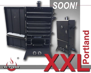 Udiareň - Gas Grill + El Fuego Portland XXL Smokehouse !!!