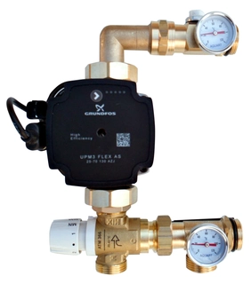 Podlahové kúrenie - Grundfos Pump Skupina Miešanie na podlahy