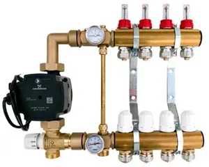 Rozdeľovač pre kúrenie - Grundfos splitter 5 so skupinou čerpadlá pre podlahy