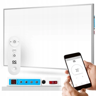 Sálavý ohrievač - Infračervený žiarič 600W WiFi ovládanie Diaľkový