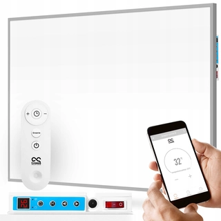 Sálavý ohrievač - DIAĽKOVÉ OVLÁDANIE IR OHRIEVAČA 1200W WIFI RADIÁTOR